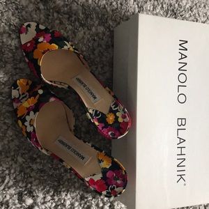 Manikin Blahnik Flower Slides size 36